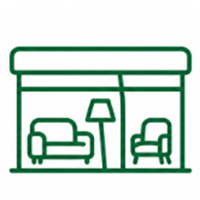 Spacious showrooms